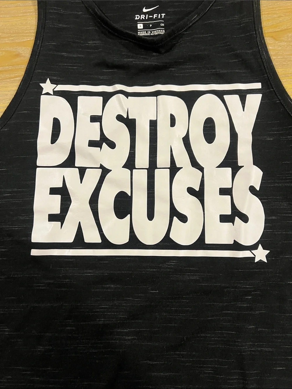 Nike Black Tank Top with White 